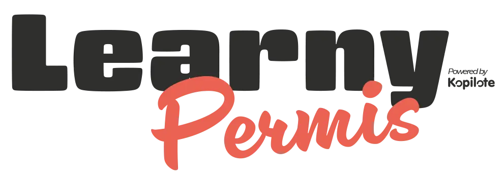 Logo Learny Permis, service d'apprentissage au code en ligne par CER