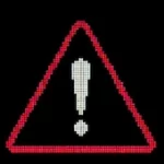Panneau lumineux de signalisation dynamique indiquant un danger – Apprentissage du code de la route en ligne CER